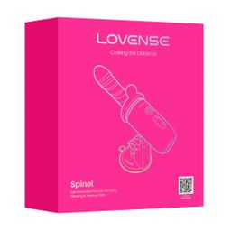 Lovense Spinel - Draagbare Duwende Vibrerende en Verwarmende Dildo (6972677430487)