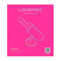Lovense Spinel - Draagbare Duwende Vibrerende en Verwarmende Dildo (6972677430487)