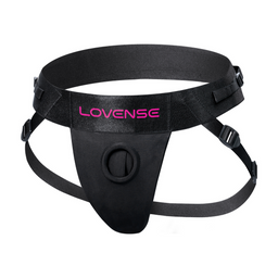 Lovense Strapless Harnas voor Lapis Dubbel Eind Vibrerende Strap-on - Zwart/Roze (6972677430265)