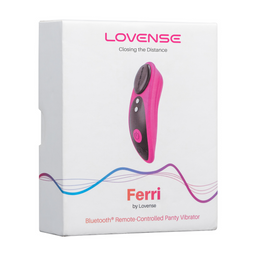 Lovense Ferri - Magnetische App-gestuurde Clitorale Panty Vibrator - Roze/Zwart (728360599681)