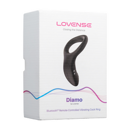 Lovense Diamo - App-gestuurde Vibrerende Cockring - Zwart (728360599759)