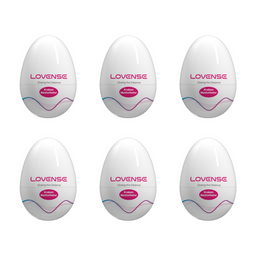 Lovense Kraken - 6 Pack - Zachte Rekbare Ei Masturbator - Wit (6972677430128)