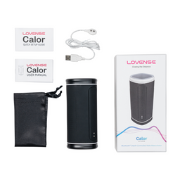 Lovense Calor - Bluetooth Afstandsbediening Pocket Pussy - Zwart (728360599834)