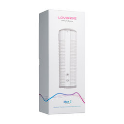 Lovense Max 2 - Bluetooth App-gestuurde Mannenmasturbator - Wit (728360599612)