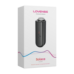 Lovense Solace - App-gestuurde Automatische Duwende Mannenmasturbator - Zwart (6972677430135)