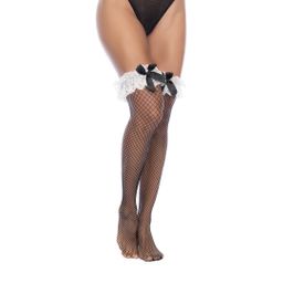 Mapalé Maid Visnet Dijenhoog - Één maat - Zwart/Wit (190602299459)