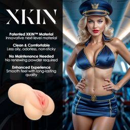 Xkin by shots Carreer Girls - Onweerstaanbare Stewardess Lexi Cockpit - TPE Grote Masturbator - 335g - Vlees (8714273028907)