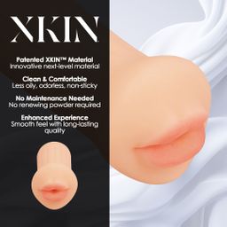 Xkin by shots Raw - The Grip - TPE Kleine Masturbator - 137g - Vlees (8714273028716)