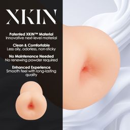 Xkin by shots Raw - Backline - TPE Medium Masturbator - 278g - Vlees (8714273028822)