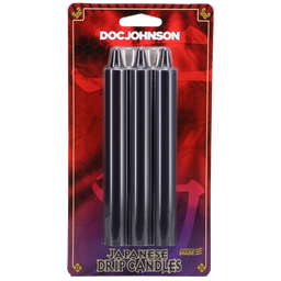 Doc johnson Japanse Drip Kaarsen - Zwart (782421082802)