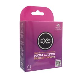EXS Non-Latex Interne Condooms - 4 Stuks (7709477693953)
