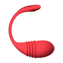 Lovense Vulse - App-gestuurde Duwende Ei Vibrator - Rood (6972677430159)
