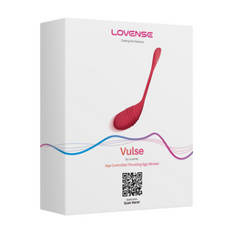 Lovense Vulse - App-gestuurde Duwende Ei Vibrator - Rood (6972677430159)