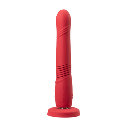 Lovense Gravity - App-gestuurde Automatische Duw- en Vibrerende Dildo - Rood (6972677430104)