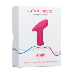Lovense Ambi - App-gestuurde Brede Oppervlakte Bullet Vibrator - Roze (714449810730)