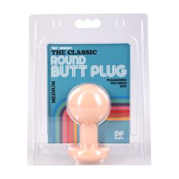 Doc johnson The Classic - Round Butt Plug - Medium - Cream (782421003074)