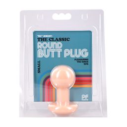 Doc johnson The Classic - Round Butt Plug - Small - Cream (782421003050)
