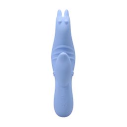 Doc johnson Into The C - Seahorse Siren - Warming Waved Rabbit Vibrator - Maui Blue (782421101992)