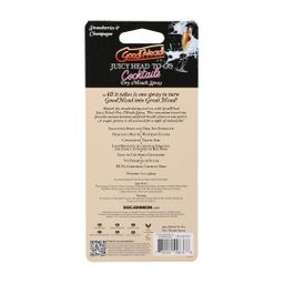 Doc johnson Juicy Head - Cocktails - Dry Mouth Spray To-Go - Strawberries and Champagne - 0.3 fl oz / 9 ml (782421098766)
