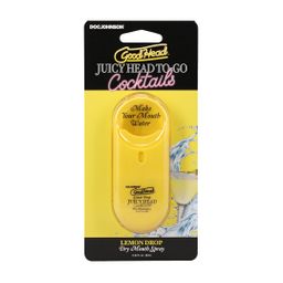 Doc johnson Juicy Head - Cocktails - Dry Mouth Spray To-Go - Lemon Drop - 0.3 fl oz / 9 ml (782421098759)