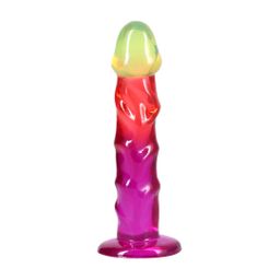 Doc johnson Classic Dong - 7.5 / 19,1 cm - Rainbow (782421106256)
