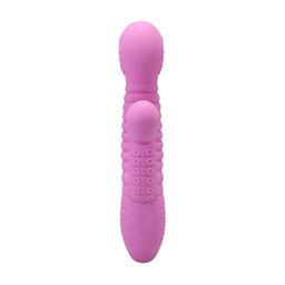 Doc johnson Into The C - Seapuss - Warming Rippled Rabbit Vibrator - Purple (782421101978)
