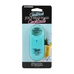 Doc johnson Juicy Head - Cocktails - Dry Mouth Spray To-Go - Pina Colada - 0.3 fl oz / 9 ml (782421098780)