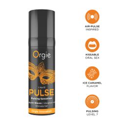 Orgie Liquid Pulse - Pulsende Sensatie Opwindende Intieme Gel - 0,5 fl oz / 15 ml (5600767388158)