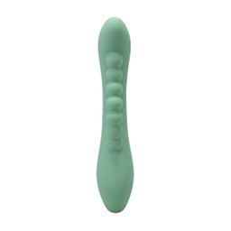 Doc johnson Into The C - Kakui Me - Warming Beaded Rabbit Vibrator - Kelp Green (782421101985)