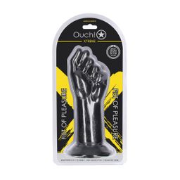 Ouch! by shots Fist of Pleasure - Fist Dildo - 21 cm - Black (8714273017369)