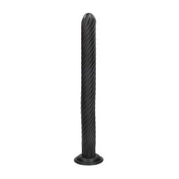 Ouch! by shots Titan Twist - Anal Plug - 48 cm - Black (8714273017390)