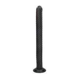 Ouch! by shots Titan Twist - Anal Plug - 48 cm - Black (8714273017390)