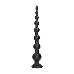 Ouch! by shots Dominant Drill - Anal Plug - 55,5 cm - Black (8714273017413)