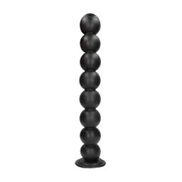 Ouch! by shots Balls of Lust - Anal Plug - 55 cm - Black (8714273017383)