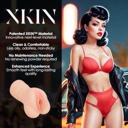 Xkin by shots Pinup Dolls - Greaser Girl Misty Muffburner - TPE Medium Masturbator - 204g - Vlees (8714273028754)
