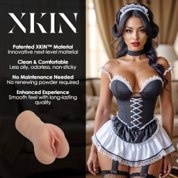 Xkin by shots Carreer Girls - Ondeugende Dienstmeisje Lacey Dustandride - TPE Medium Masturbator - 204g - Tan (8714273028761)