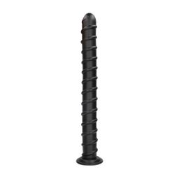 Ouch! by shots Pole of Power - Anal Plug - 56,5 cm - Black (8714273017406)