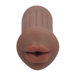 Xkin by shots Raw - The Grip - TPE Kleine Masturbator - 137g - Bruin (8714273028709)