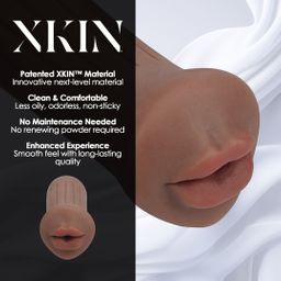 Xkin by shots Raw - The Grip - TPE Kleine Masturbator - 137g - Bruin (8714273028709)