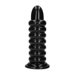 Ouch! by shots Spiral Force - Anal Plug - 23,5 cm - Black (8714273017468)
