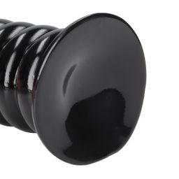 Ouch! by shots Spiral Force - Anal Plug - 23,5 cm - Black (8714273017468)