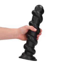 Ouch! by shots Hole Driller - Anal Plug - 31,5 cm - Black (8714273017437)