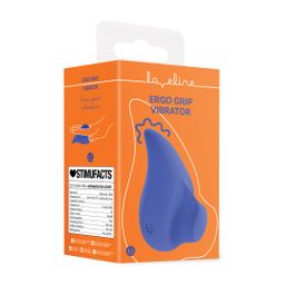 Loveline by shots Ergo Grip - Lay On Massager - Blauw (8714273021342)