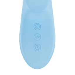 Vive by shots Andria - G-Spot Vibrerende en Tik Clit Stimulator met LED - Blauw (8714273030047)