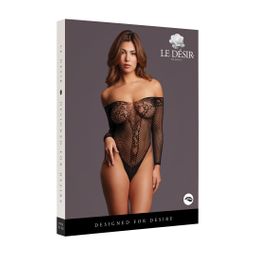Le désir by shots Matilda - Lace Body - One Size - Black (8714273020925)
