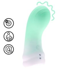 Loveline by shots Zachte Vinger Vibrator - Misty Green (8714273021335)