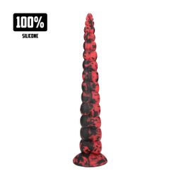 Ouch! by shots Infernal Tentacle Demon - Anal Snake - 14.8 / 37,5 cm - Red/Black (8714273024442)