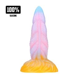 Ouch! by shots Rainbow Stallion - Siliconen Anale Plug - Regenboog (8714273024466)