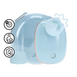 Loveline by shots Dreamsicle - Compact AirTap Vibrator met Twee Hoofdaccessoires - Blauw (8714273059666)