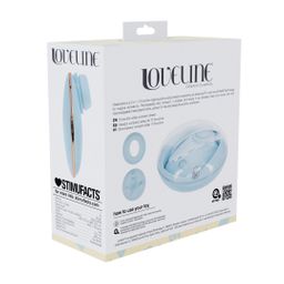 Loveline by shots Dreamsicle - Compact AirTap Vibrator met Twee Hoofdaccessoires - Blauw (8714273059666)